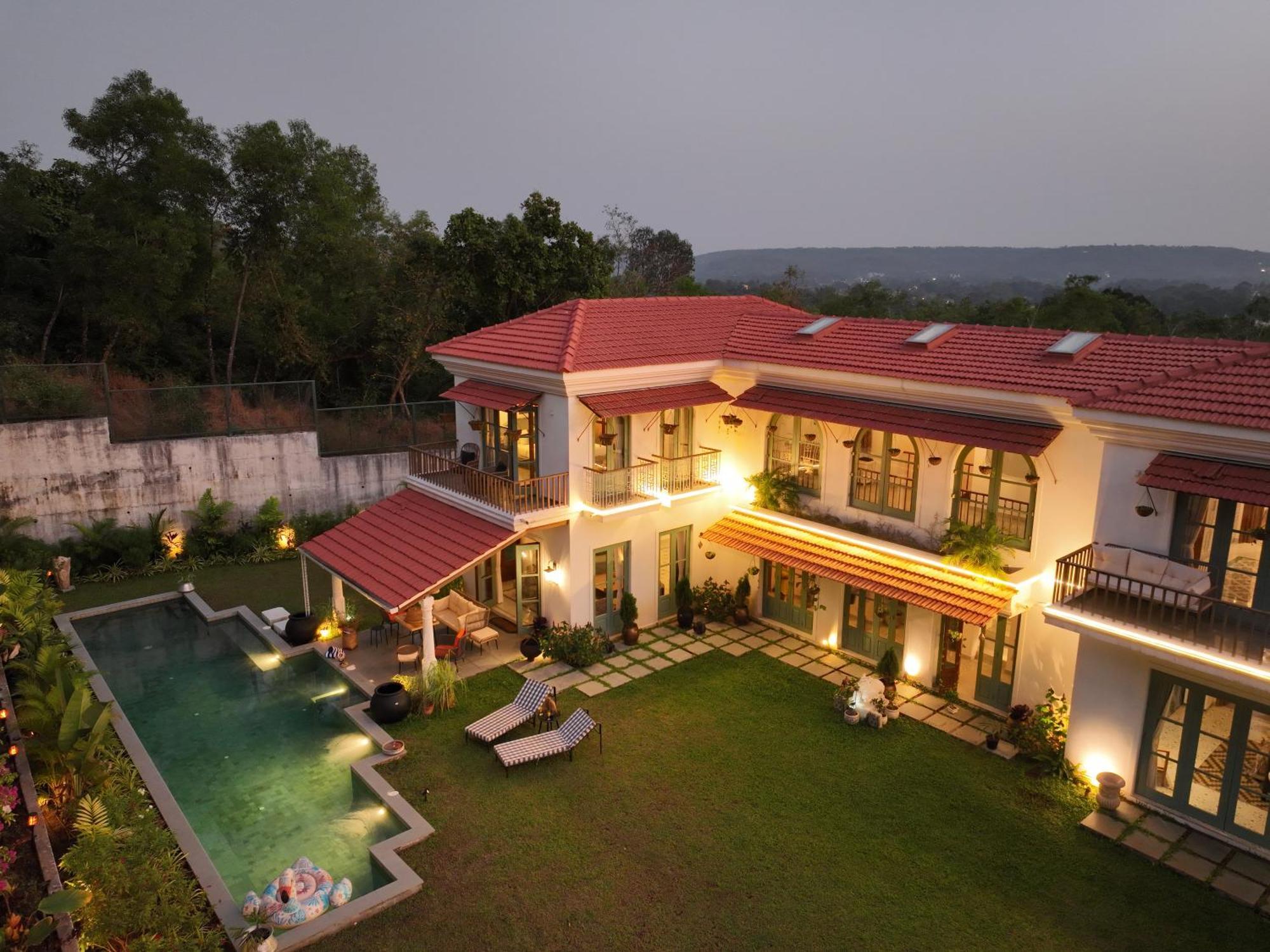 Casa Azul- Luxury 4Bhk Assagao With Private Pool Villa Vagator Exterior foto